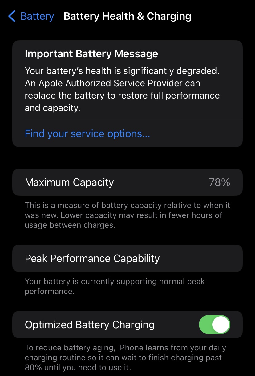 iPhone battery replacement, iPhone battery, battery health